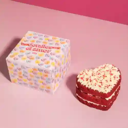 Torta Red Velvet Corazón