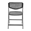 Genesis Silla Plegable Negra