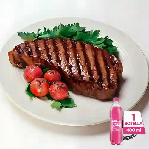 Combo Churrasco + Postobón Manzana 400 ml