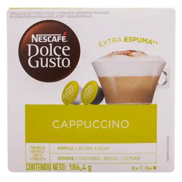 Dolce Gusto Café en Cápsula Cappuccino