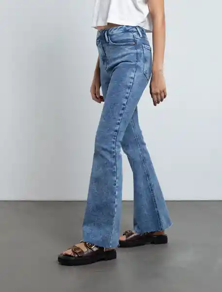 Jean Mujer Azul Índigo Medio Talla 10 493E002 Naf Naf