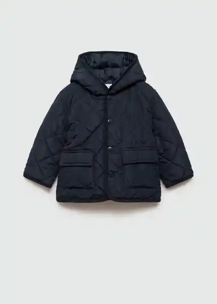 Abrigo Anorak Huskyb Navy Talla 67 Niños Mango