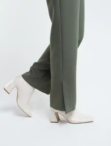 Pantalón Silvi Verde Oscuro Talla 10 Naf Naf