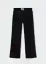 Jeans Kylie Tejano Negro Talla 34 Mujer Mango