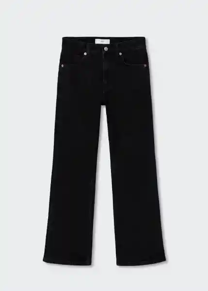 Jeans Kylie Tejano Negro Talla 34 Mujer Mango