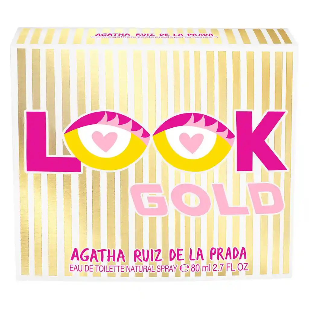 Agatha Ruiz Perfume de La Prada Look Gold Edt For Women