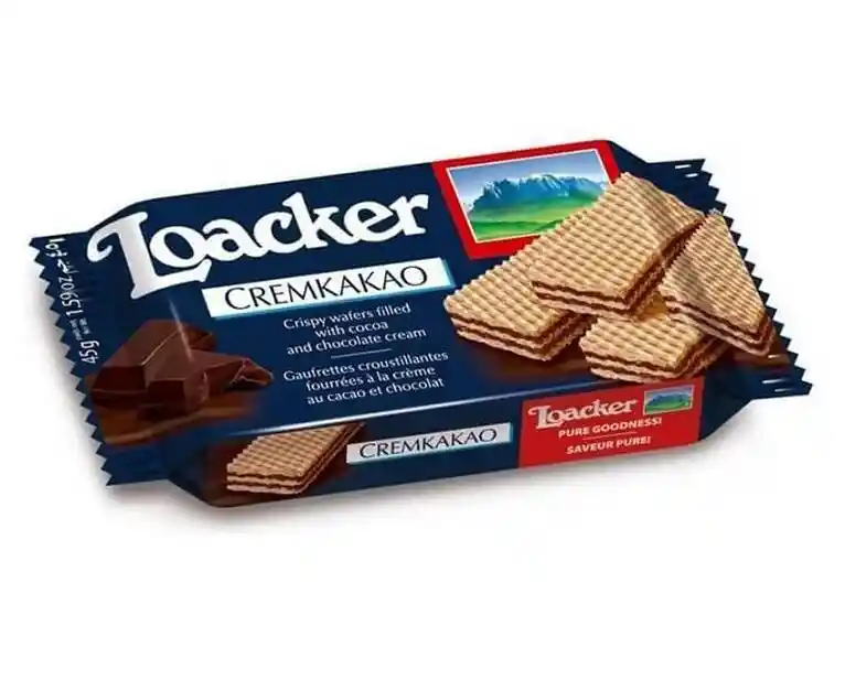 Loacker Galletas con Relleno Sabor Chocolate