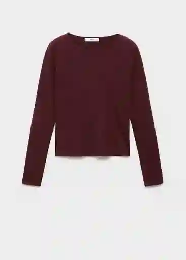 Jersey Rira Vino Talla XS Mujer Mango