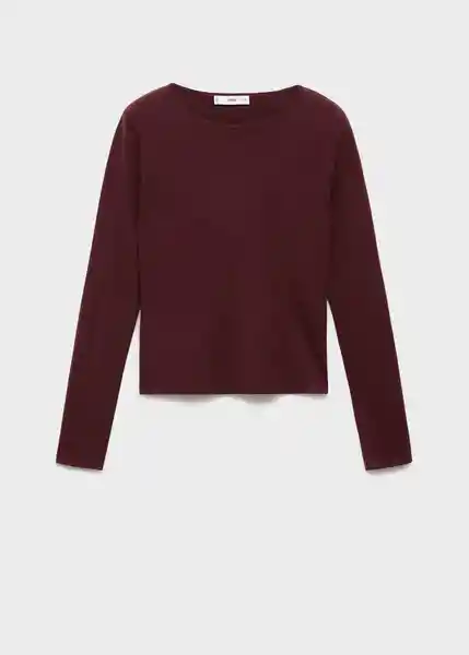 Jersey Rira Vino Talla XS Mujer Mango