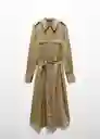 Vestido Jana Khaki Talla M Mujer Mango