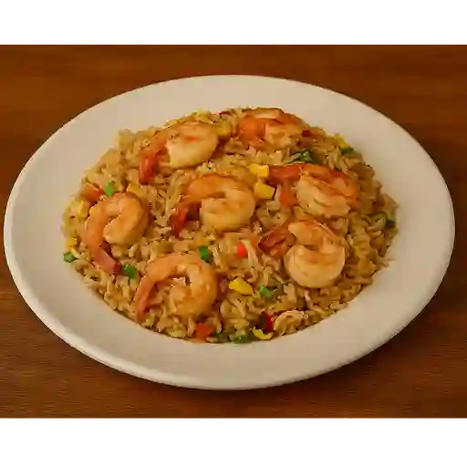 Arroz con camarones