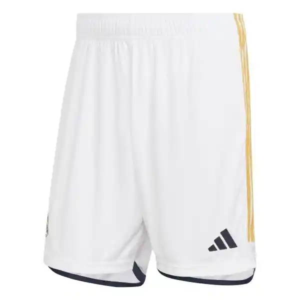 Adidas Short Real H Para Hombre Blanco Talla L