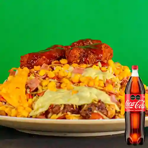 Salchitikas Suprema 4-5 Personas +Cocacola Org 1.5l
