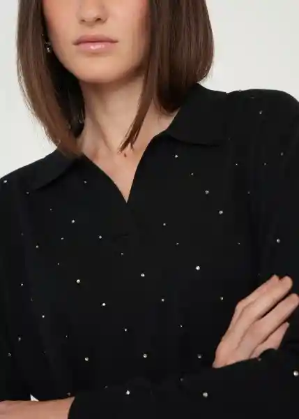 Tejido Mujer Negro Puro Ultraoscuro Talla L 489g002 Naf Naf