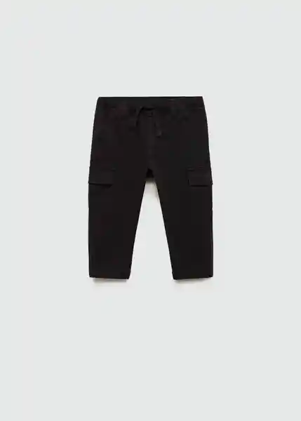 Pantalón Nico Negro Talla 72 Niños Mango