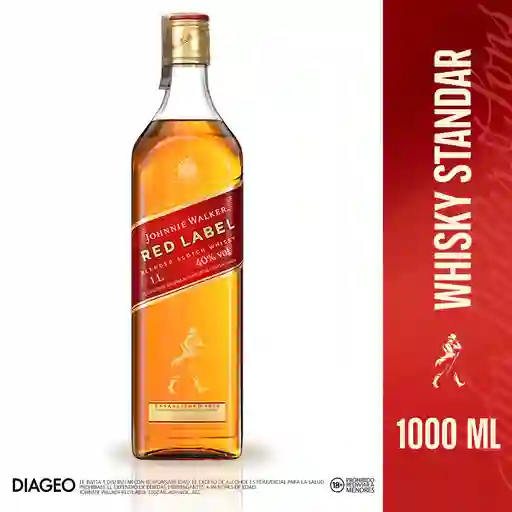 Johnnie Walker Red Label Whisky Escotch Blended