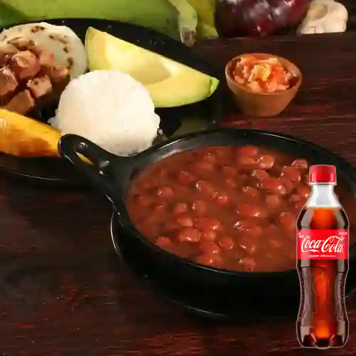 Combo Frijoles Antioqueños + Coca Cola Original 400 ml