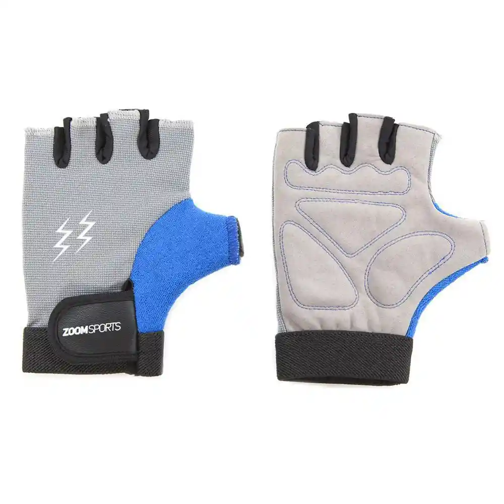 Zoom Guantes Entrenamiento Blue Talla M ZG0941