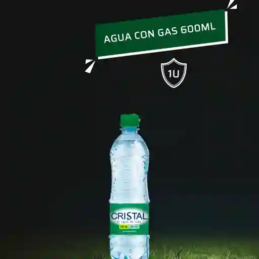 Agua con gas 600ml