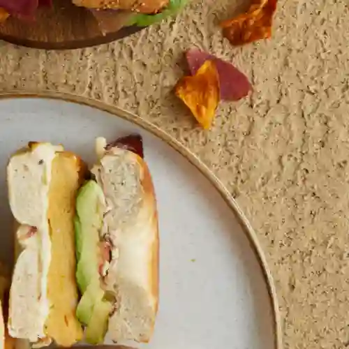 Bagels Huevos