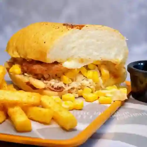 Sanduchales Dennis Rodman + Papas