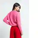 Saco Tejido Mujer Rosa Cálido Oscuro Talla XS/S Naf Naf