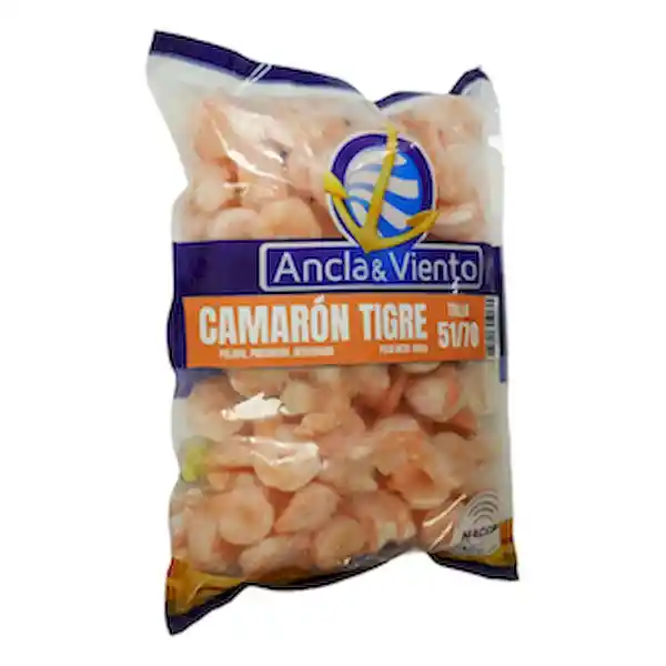 Ancla y Viento Camarón Tigre Pelado 51/70