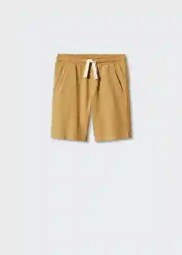 Bermuda Bélgica Mostaza Talla 12 Niños Mango