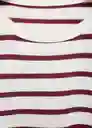Camiseta Cutoutr Granate Talla 10 Niña Mango