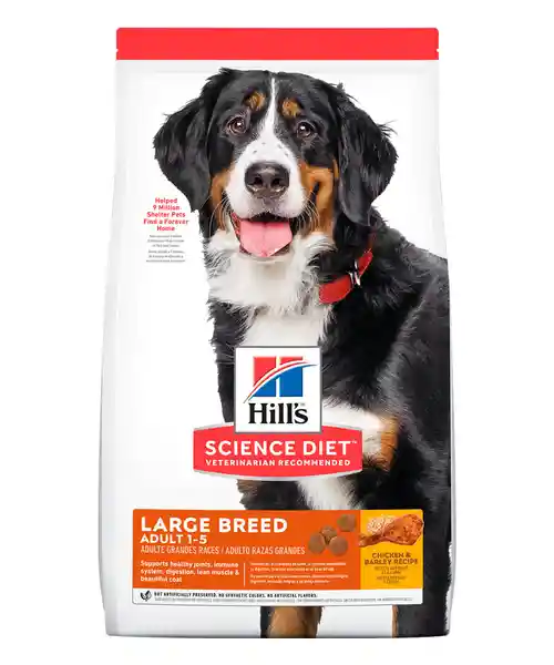 Hills Alimento Adult Large Breed Saludable Perro Razas Grandes