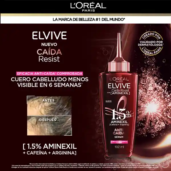 Sérum Elvive L'Oréal París Caída Resist