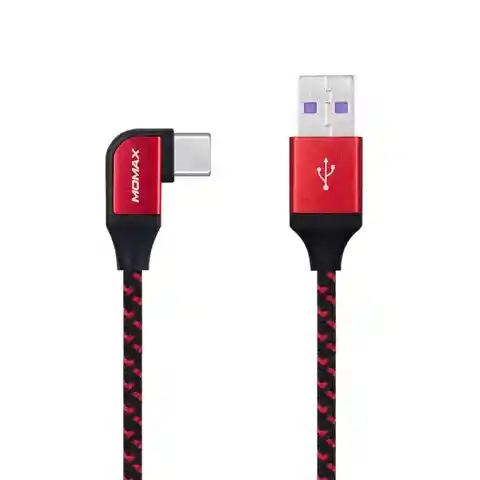 Momax Cable Usb Play Rojo 1.2 m