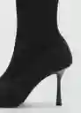 Botines Close Negro Talla 38 Mujer Mango