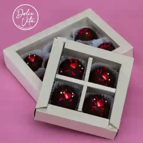 Caja por 4 Trufas de Chocolate