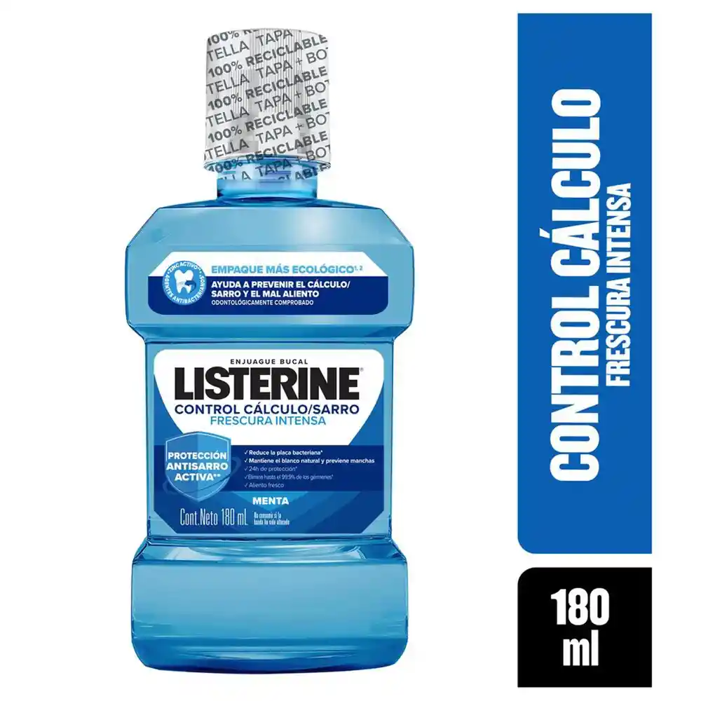 Enjuague Bucal LISTERINE Control Calculo 180 ML