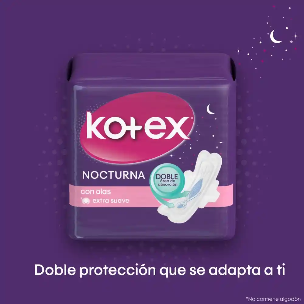 Toallas Femeninas Kotex Nocturna 16U