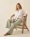 Pantalón Verde Hibernal Claro Talla 12 633G011 Esprit