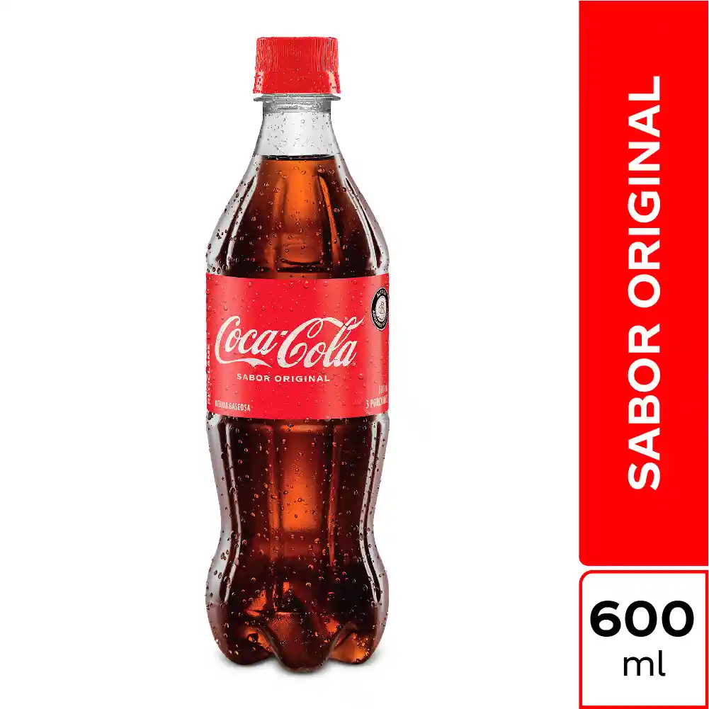 Gaseosa Coca-Cola Sabor Original 600ml