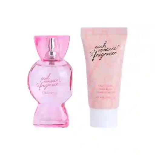 Set de Regalo Perfume y Crema Corporal Pink Romance Rose Miniso