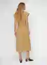 Vestido Ponsa-W Camel Talla S Mujer Mango