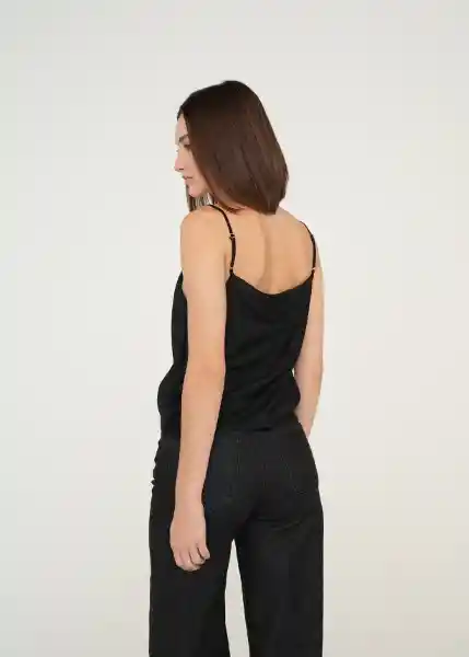 Camisa Luna Mujer Negro Puro Ultraoscuro Talla S 419g305 Naf Naf