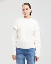 Suéter Turtle Neck Femenino Crudo Prístino Claro T. M Chevignon