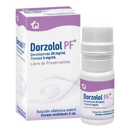 Dorzolam PF Solución Oftálmica (20 mg/5 mg)