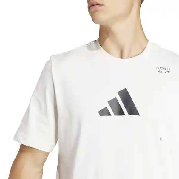 Adidas Camiseta Tr Cat G T Para Hombre Blanco Talla XL