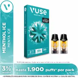 Vuse Cápsulas Menthol Ice 2 Und (34 mg)