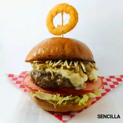 Hamburguesa sencilla