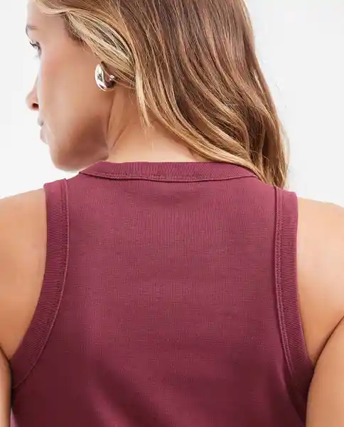 Top Essential Tank Femenino Rojo Talla S Chevignon