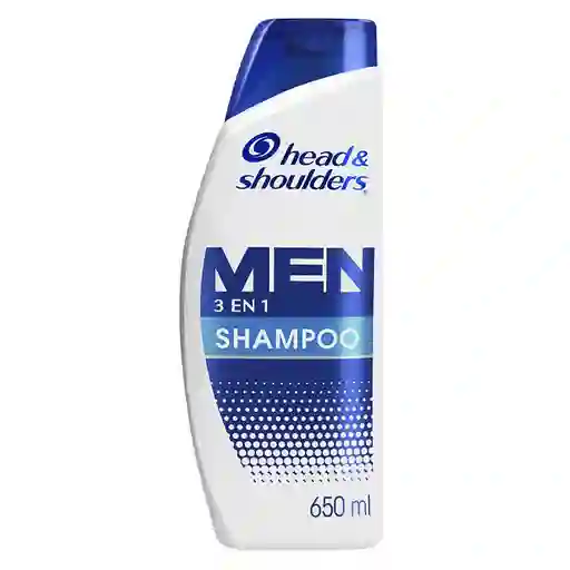 Shampoo Head Shoulders 3 en 1 Men 650 mL