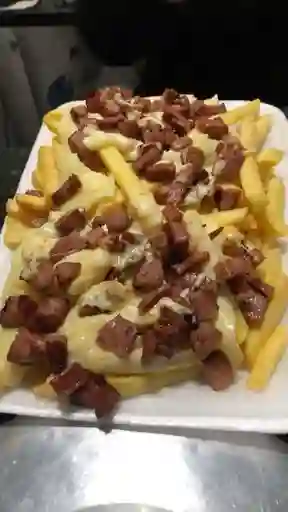 Salchipapa dúo super elis