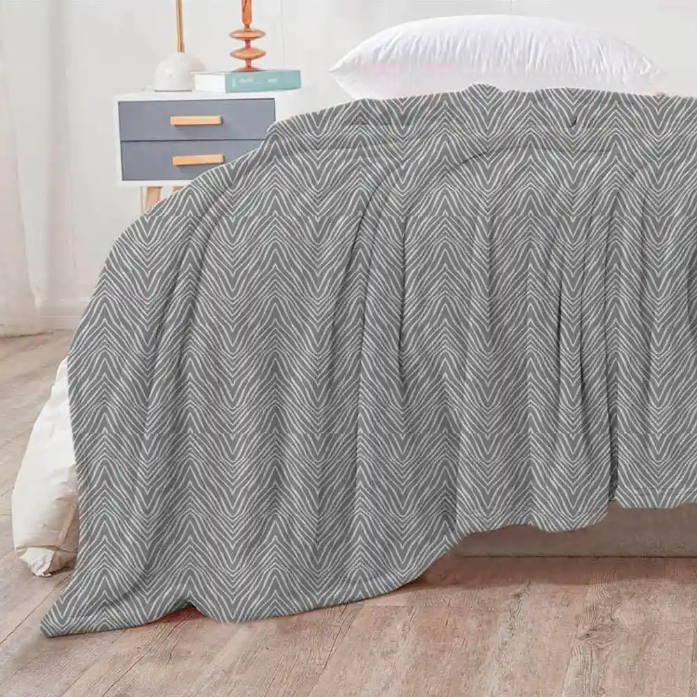 Cobija Flannel Fleece 140x200 Est Afrika Distrihogar Pt21307